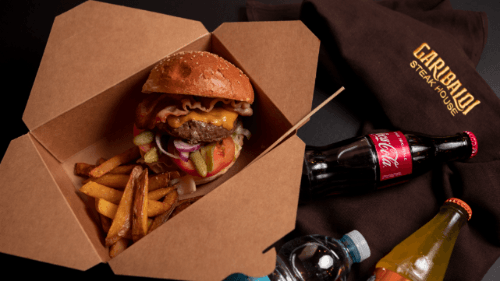 Hamburger Klasik, Sallatë Ose Patate - Menu Item