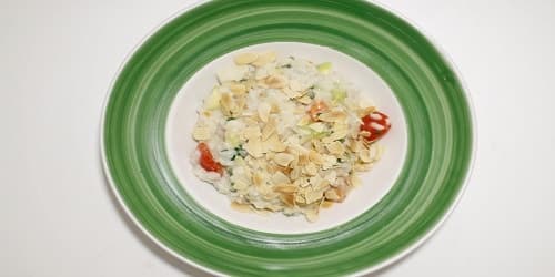 Rizoto Me Perime Dhe Bajame - Menu Item